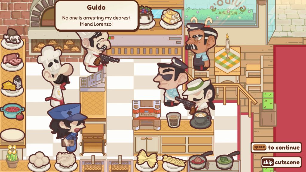 Story cutscene ini The Chef's Shift